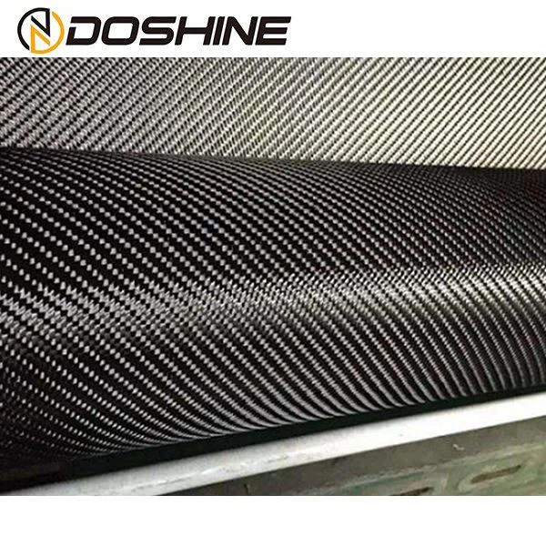 דו כיווני 12k480g בד סיבי פחמן שחור רגיל